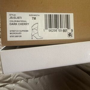 Jessica Simpson Dark Cherry Boots